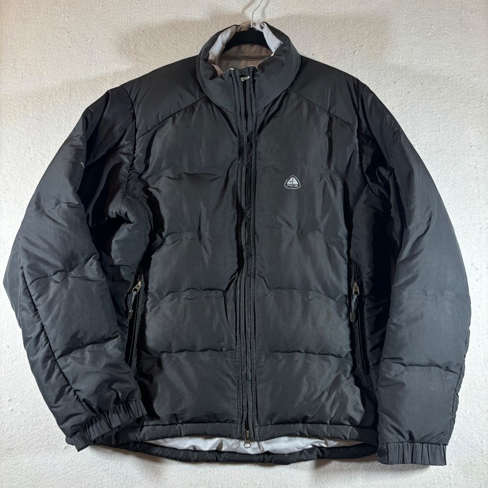Nike ACG Mens Goose Down Puffer Jacket Black Large RN 56323 Outer Layer 3